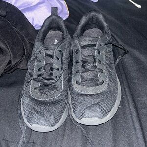 Kids black tie sketchers